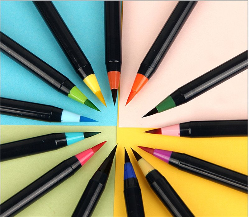 12 Color Brush Pen