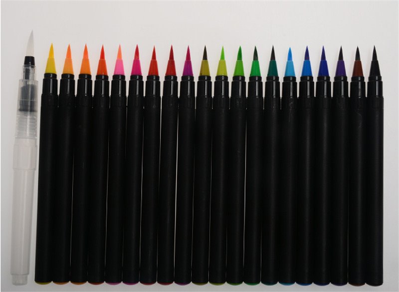 48 Colors Markers Brush Pen