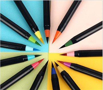 12 Color Brush Pen