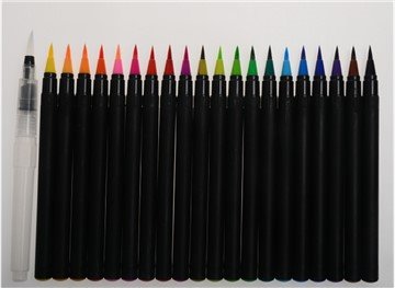 48 Colors Markers Brush Pen