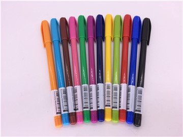 Metal Pen Holder Plastic Ballpoint Pen